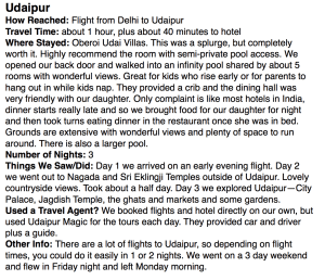 Sample page from my Guide to Traveling in India | Carrie Reed Travels | www.carriereedtravels.com