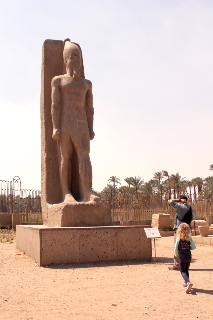 Guide to Open Air Museum at Memphis, Egypt with Kids | www.carriereedtravels.com