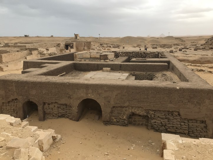 A mud brick replica of an Ancient Egyptian house