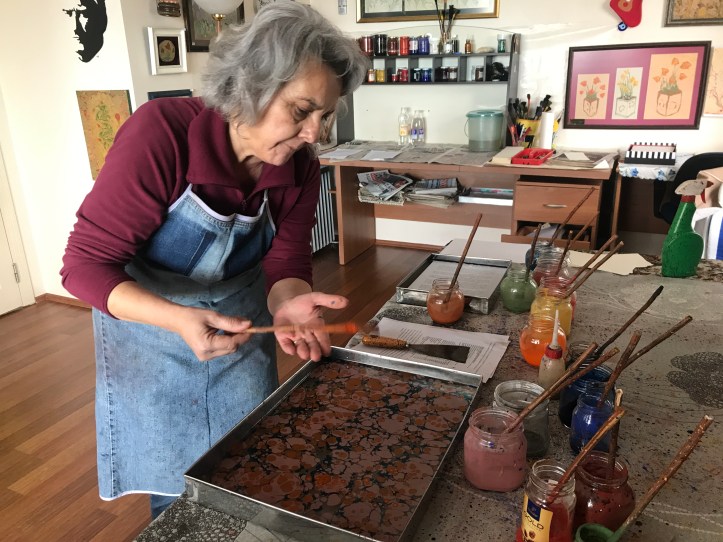 Ebru Art: Turkish Marbling with Kids | www.carriereedtravels.com